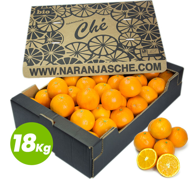 Oranges bio table - 18 Kg.